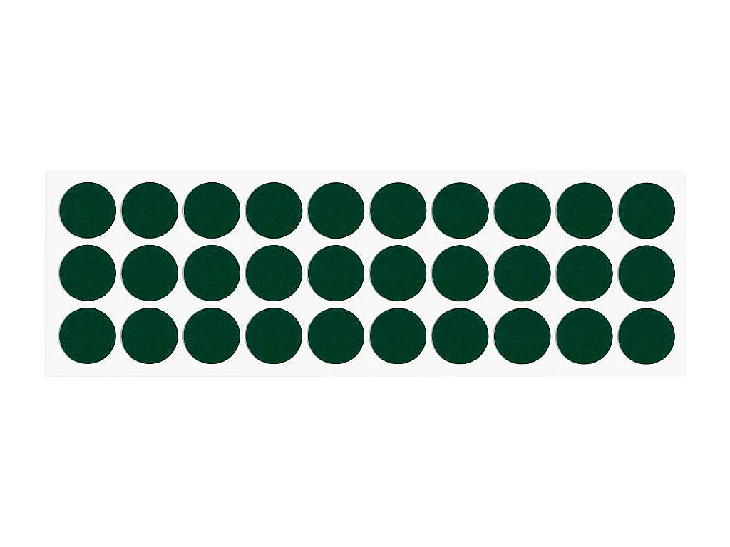 Lot de 6 Triangles de Positionnement "Billard" 24 cm Noir