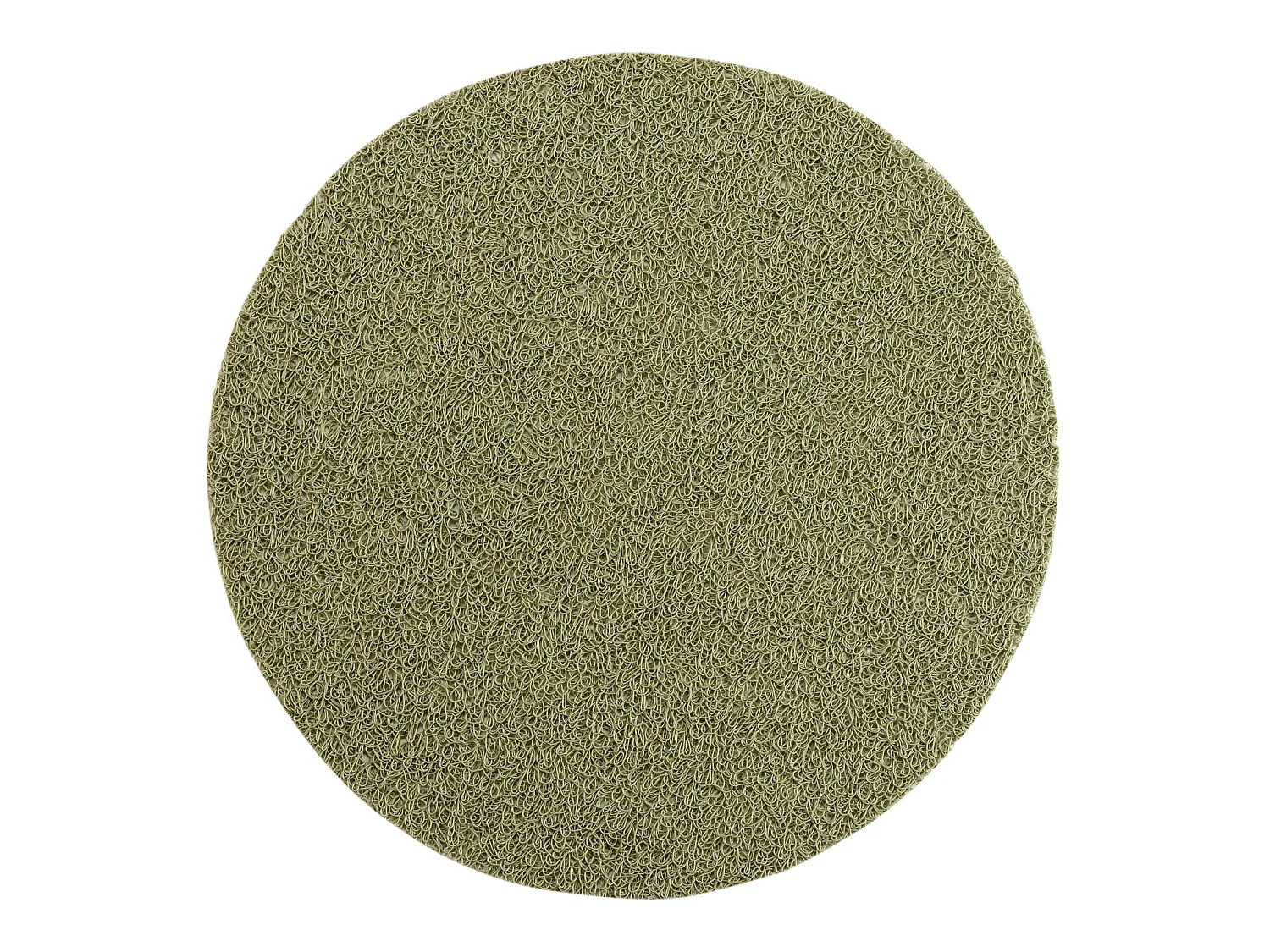 Set de table rond 38 cm pvc tortilla vert clair