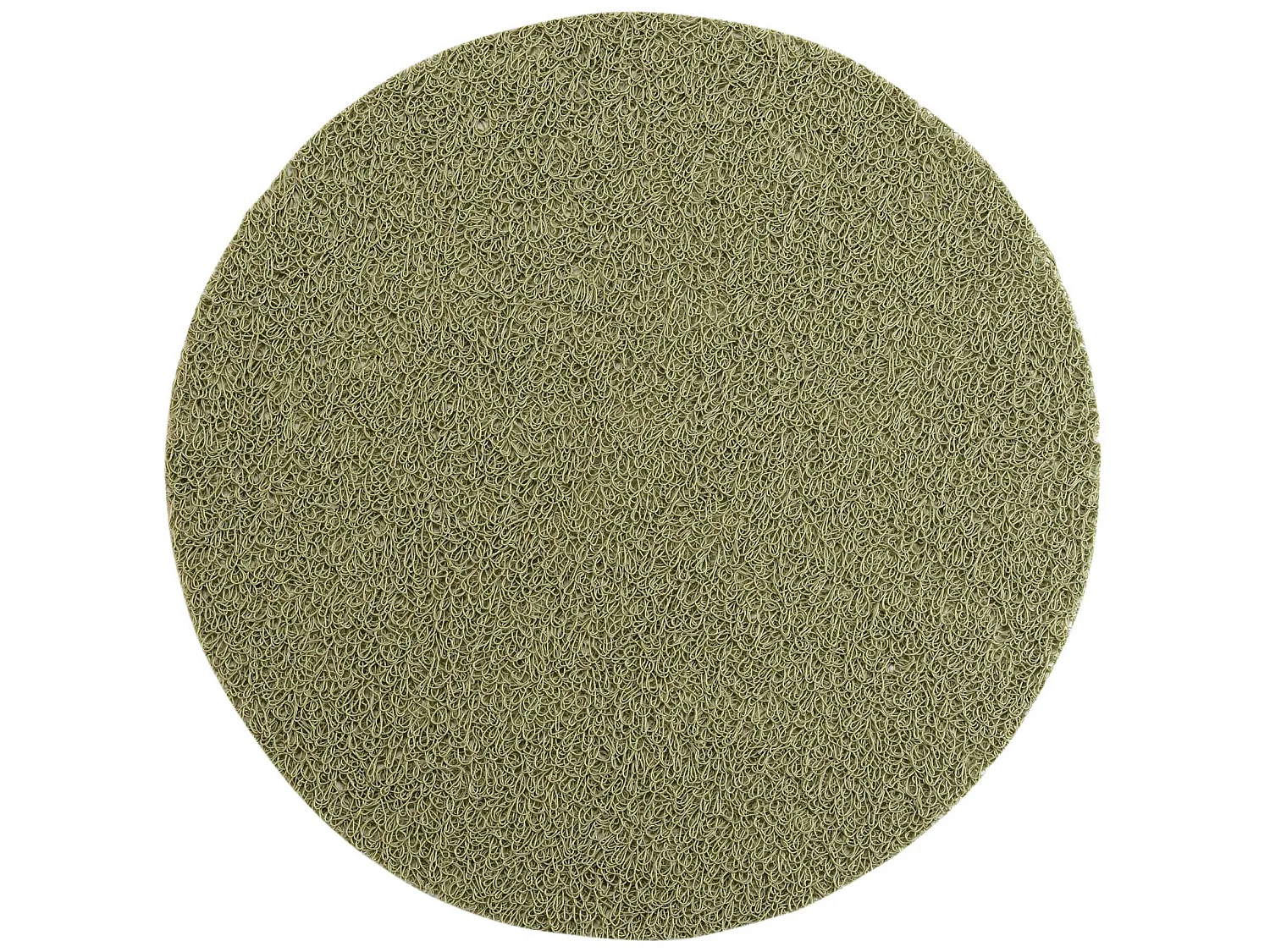 Set de table rond 38 cm pvc tortilla vert clair