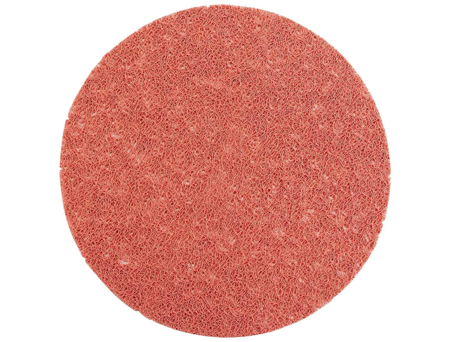 Set de table rond 38 cm pvc tortilla peche