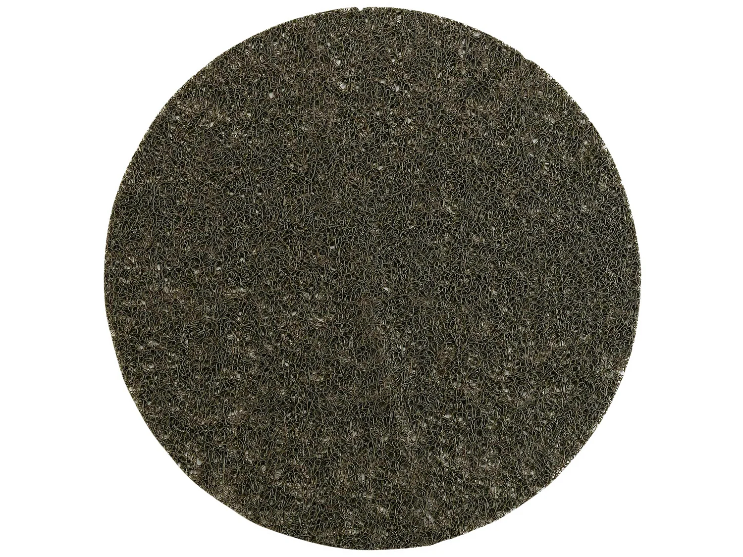 Set de table rond 38 cm pvc tortilla kaki