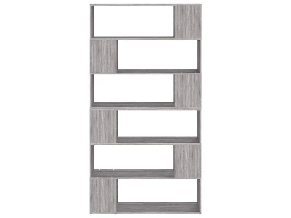 Bücherregal/Raumteiler Grau Sonoma 100x24x188 cm