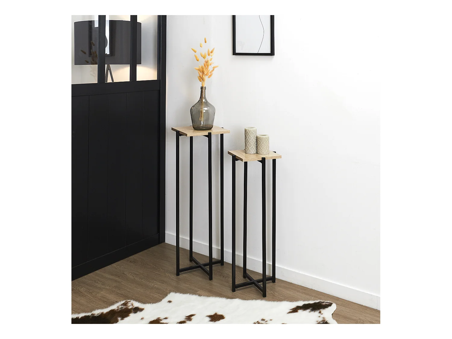 Sellette Noir Loka X2 Noir, Marron