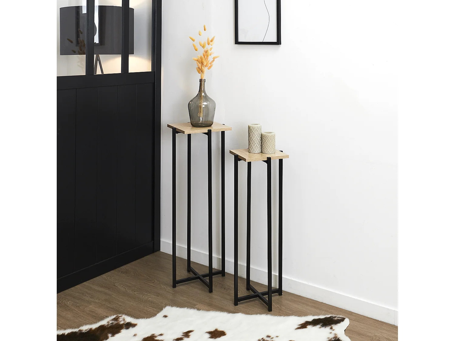 Sellette Noir Loka X2 Noir, Marron