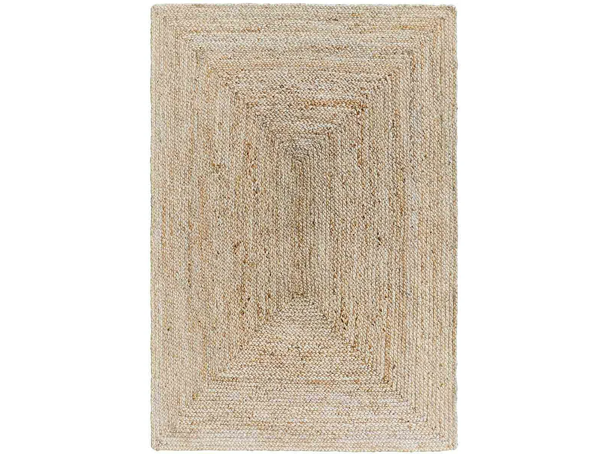 Tapis jute naturel rectangulaire