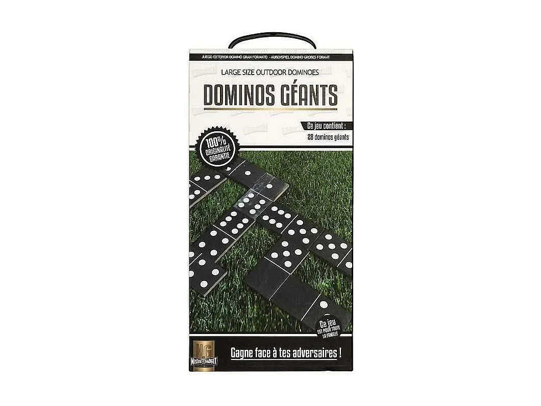 Jeu extérieur 28 dominos géants en plastique