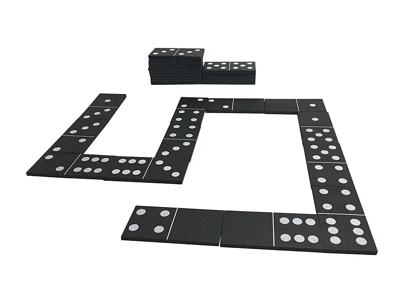 Jeu extérieur 28 dominos géants en plastique