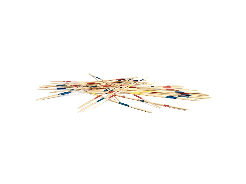 Mikado Géant en Bois "41 Pièces" 34cm Naturel