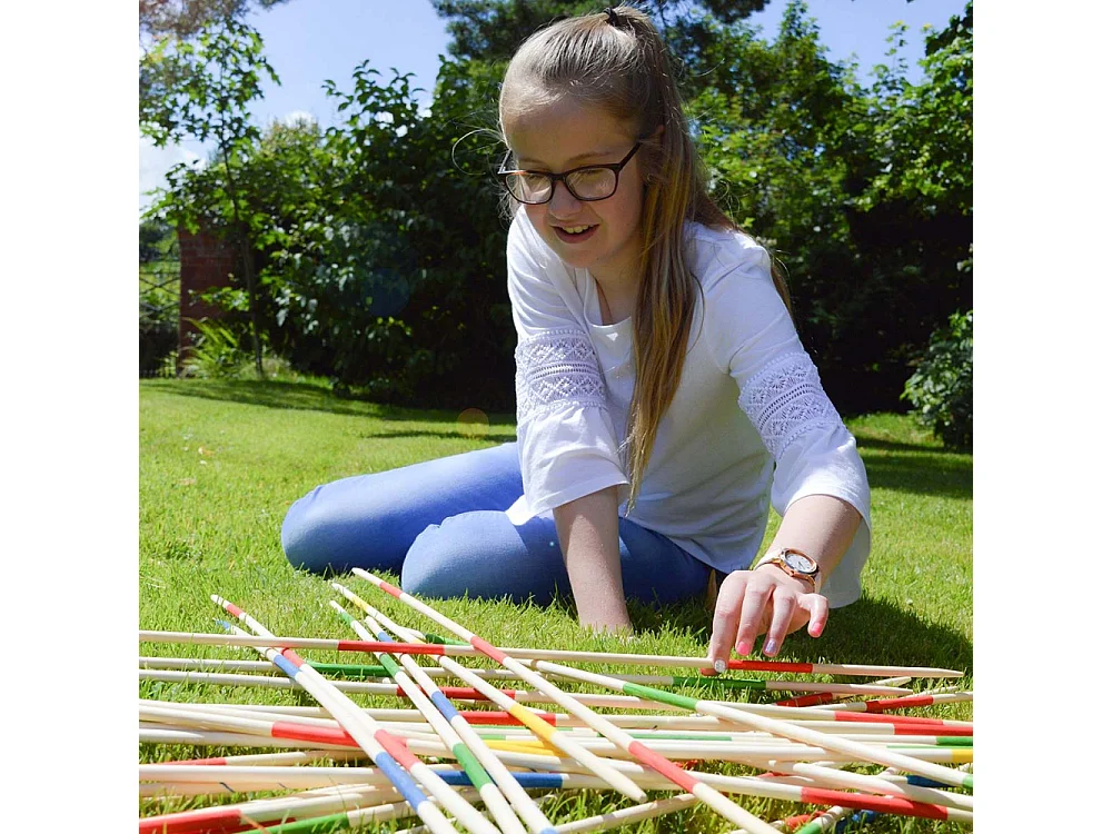 Jeu de Mikado de jardin géant 90cm