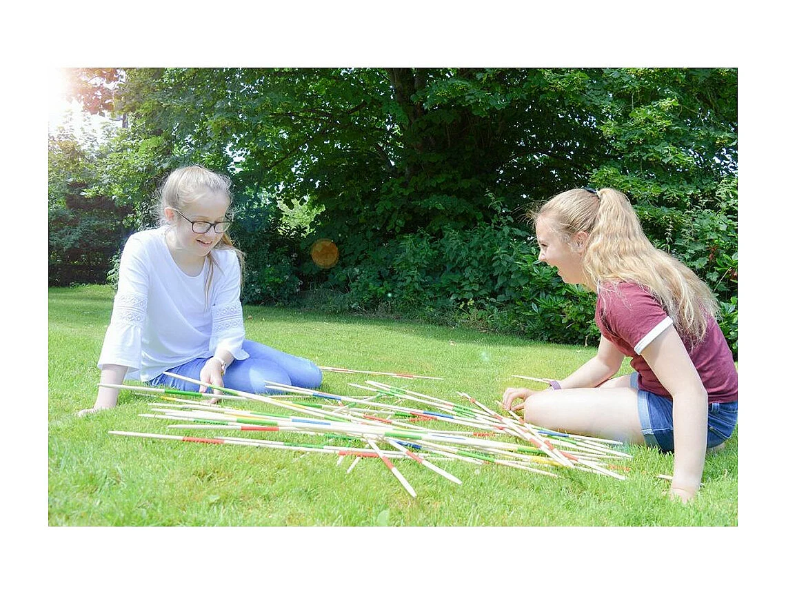 Riesenmikado Spiel für Garten 90cm