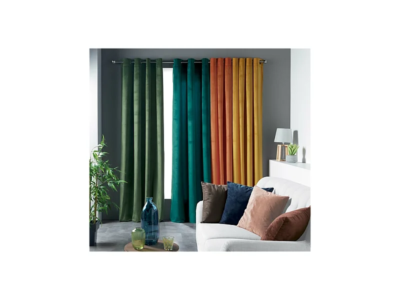 Coussin Déco Uni "Velvetine" 40x40cm Rose Dragée