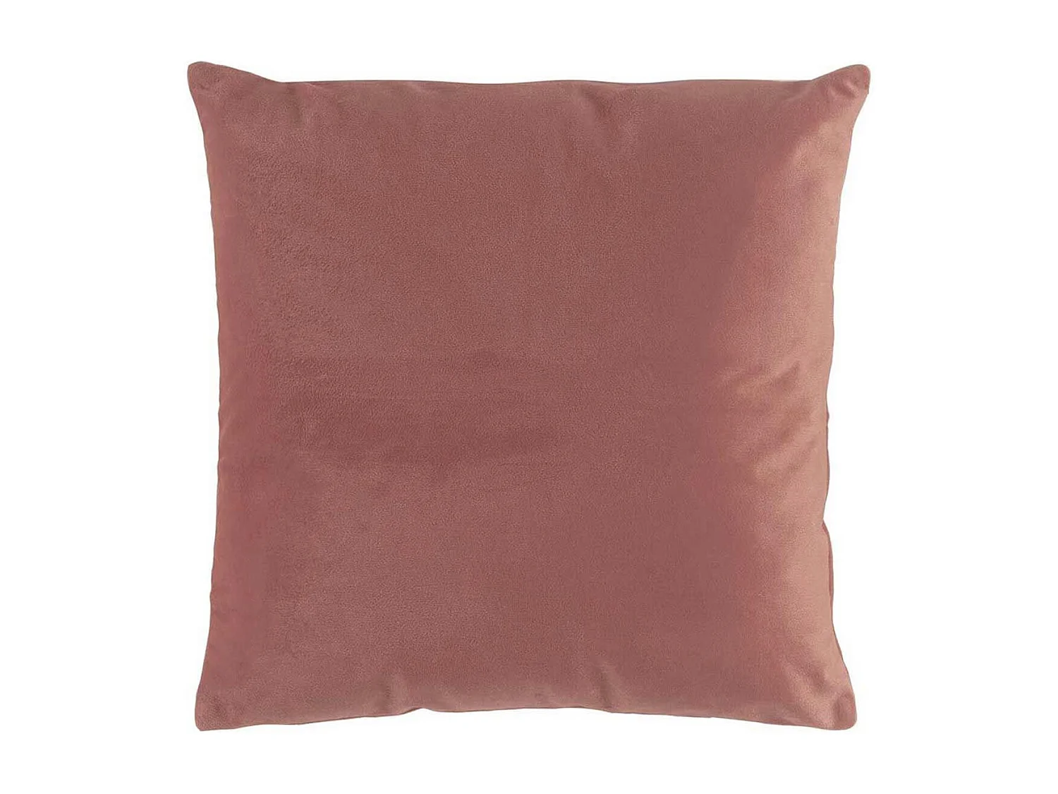 Coussin Déco Uni "Velvetine" 40x40cm Rose