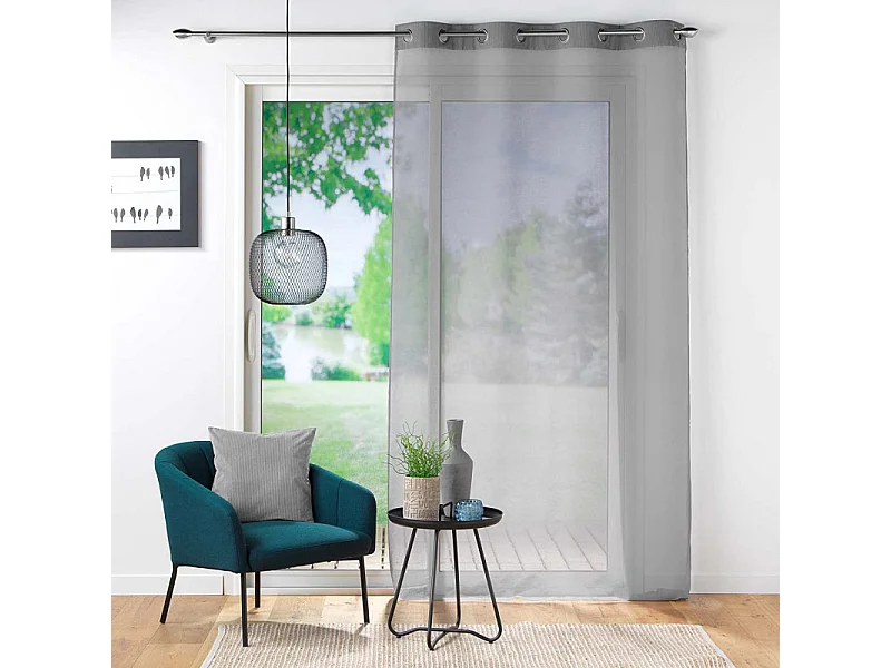 Coussin Déco en Velours "Casual" 40x40cm Gris