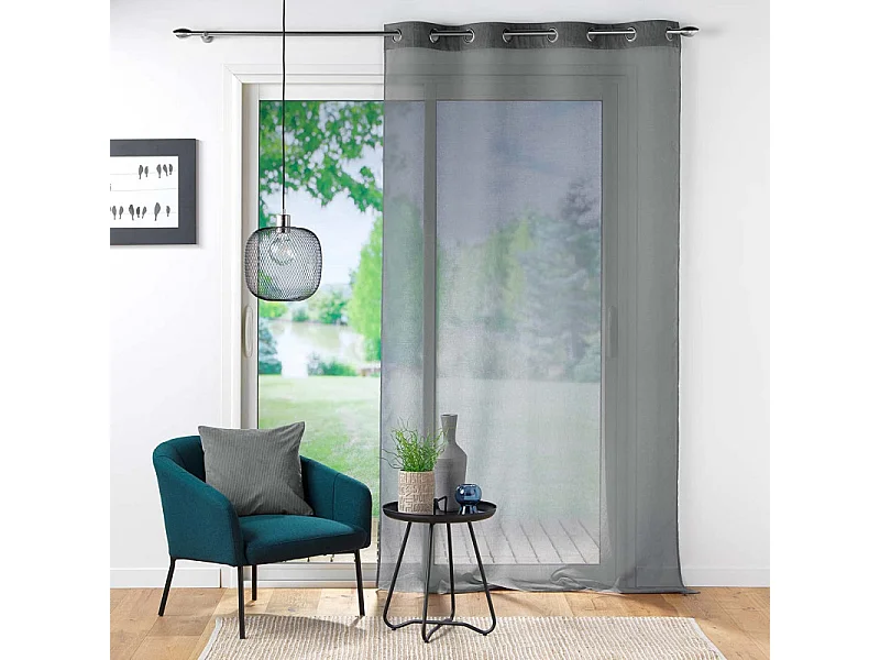 Coussin Déco en Velours "Casual" 40x40cm Anthracite