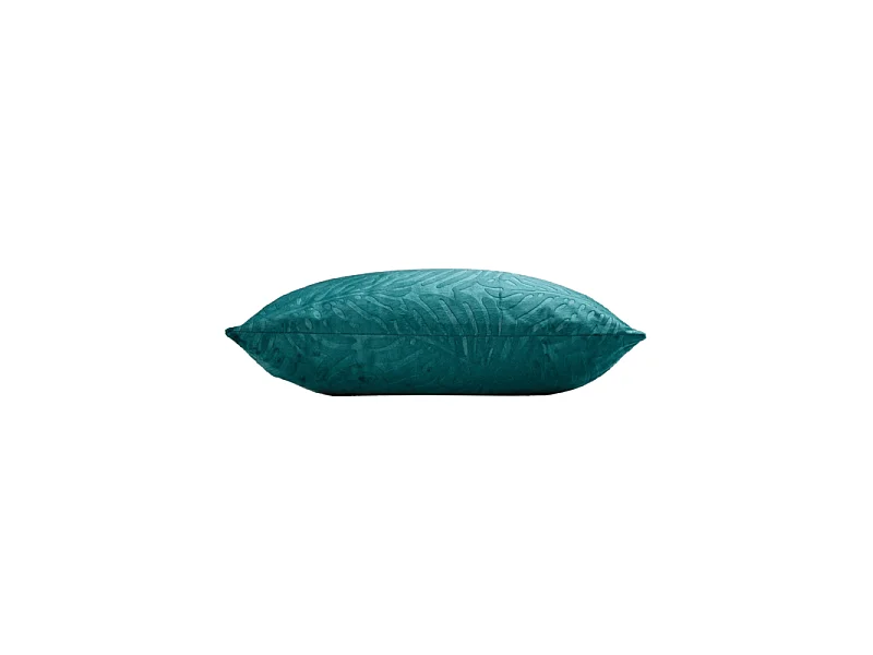 Coussin Déco Velours "Analia" 50x50cm Pétrole
