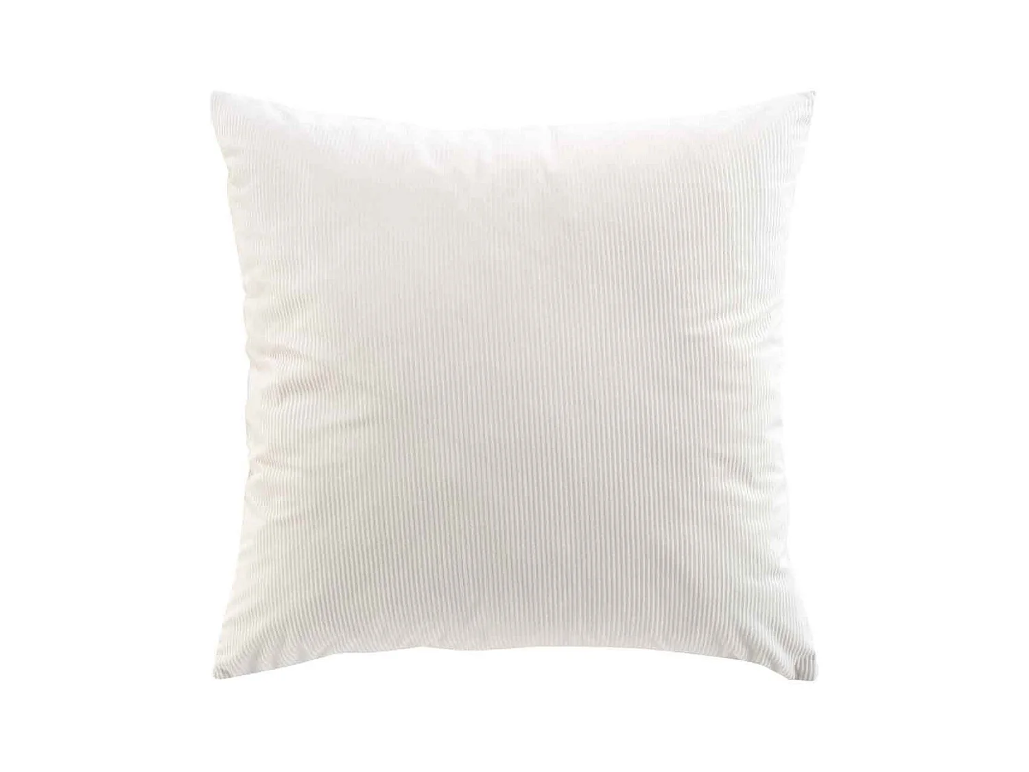 Coussin Déco en Velours "Casual" 60x60cm Naturel