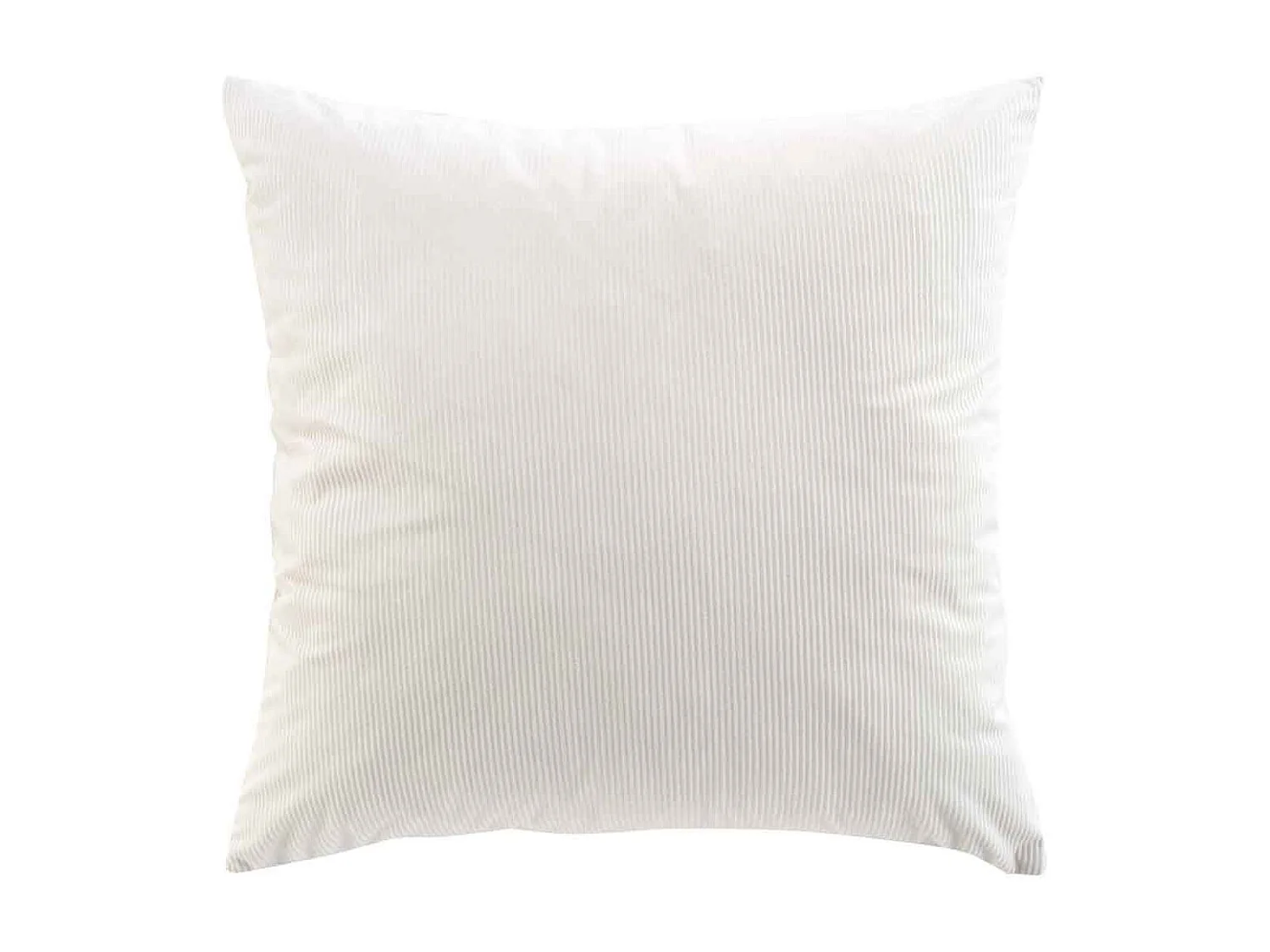 Coussin Déco en Velours "Casual" 60x60cm Naturel