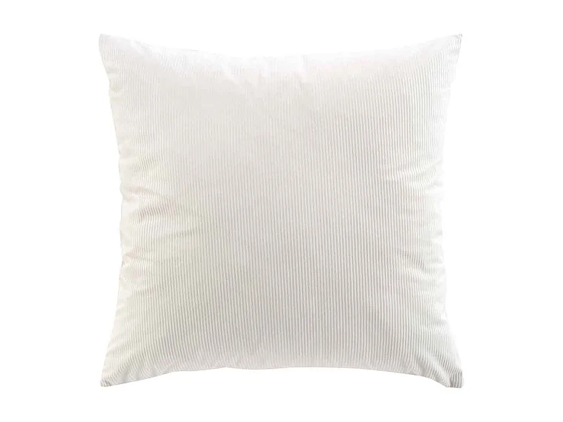 Coussin Déco en Velours "Casual" 60x60cm Naturel