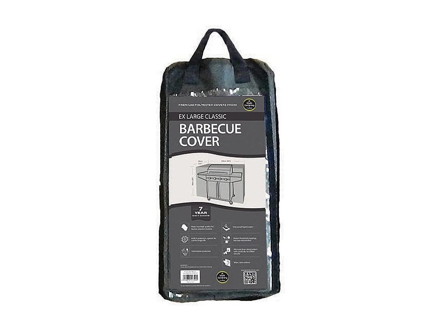 Housse de protection barbecue rectangulaire 165 cm de long