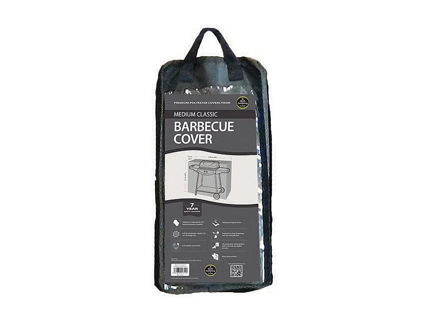 Housse de protection barbecue rectangulaire 124 cm de long