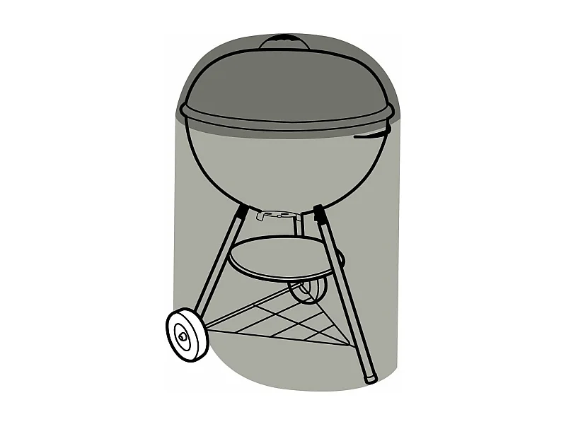 Coperchio rotondo per barbecue 71 cm