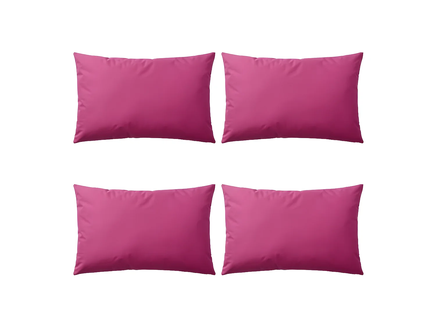 Lot de 4 coussins 60 x 40 x 3 cm DEC020097