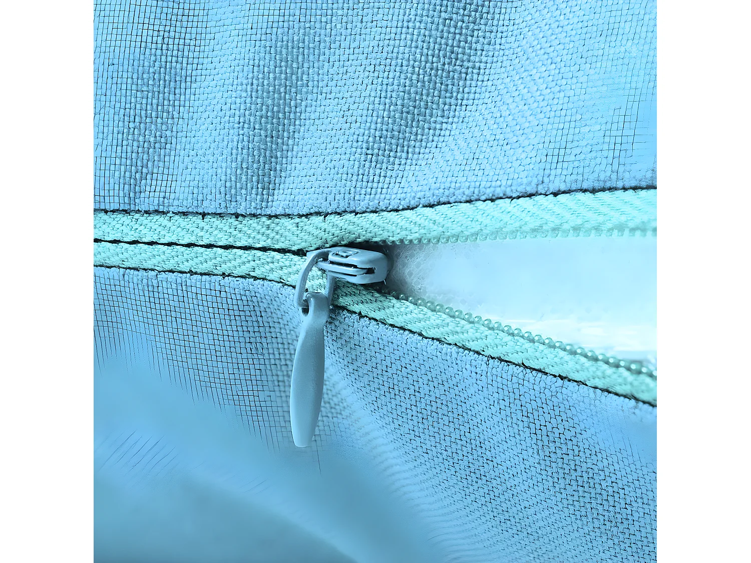 Lot de 4 coussins bleue 60 x 40 x 3 cm DEC020101