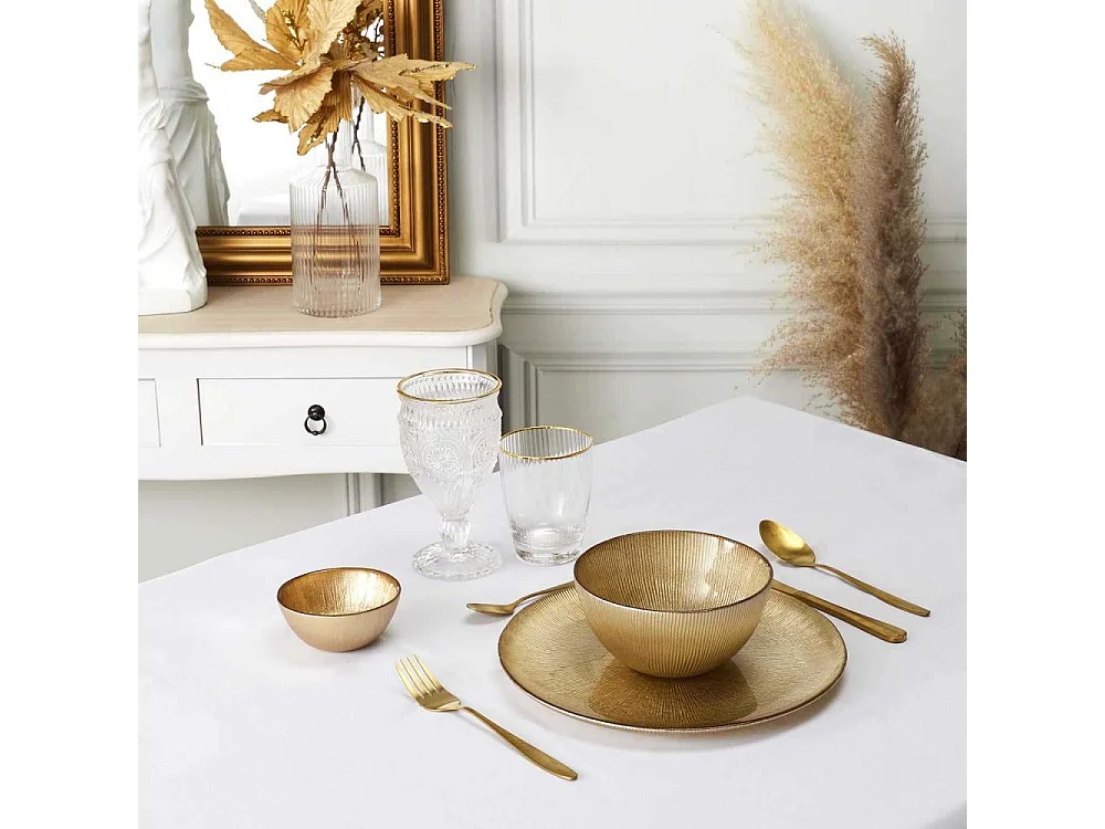 Piatto in vetro Royal (Set di 6) Piatto da pranzo - 21 cm