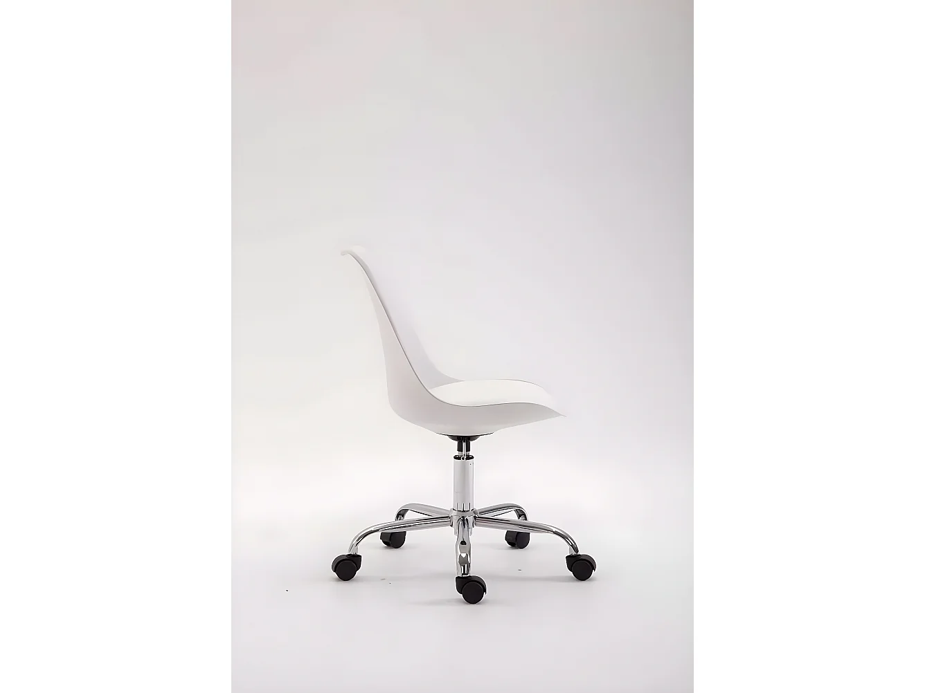Chaise de bureau tabouret blanche 48 x 48 x 94 cm TABO10028
