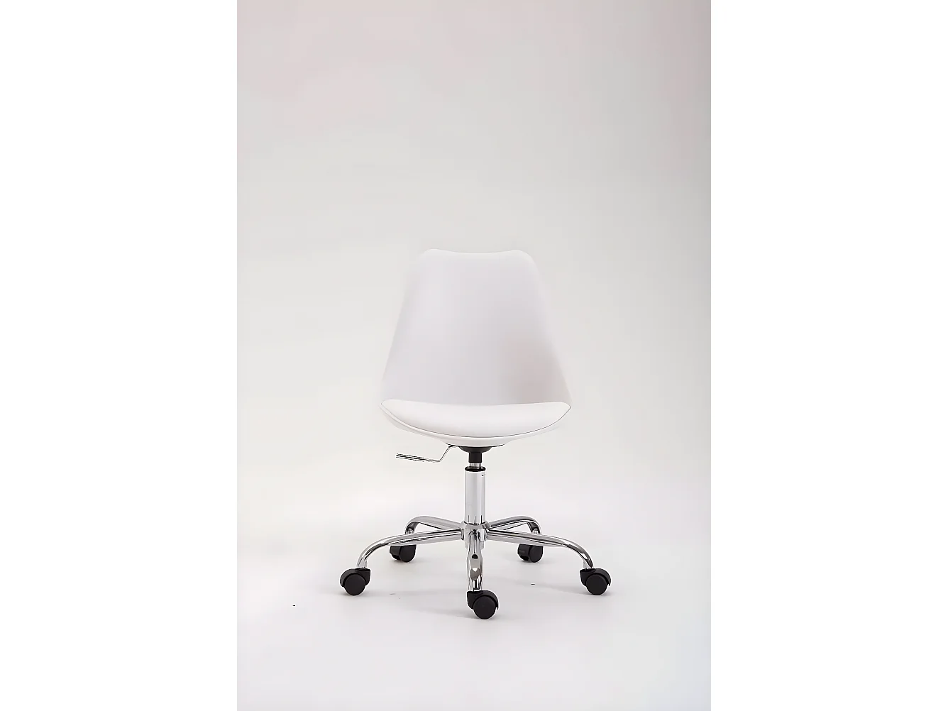 Chaise de bureau tabouret blanche 48 x 48 x 94 cm TABO10028