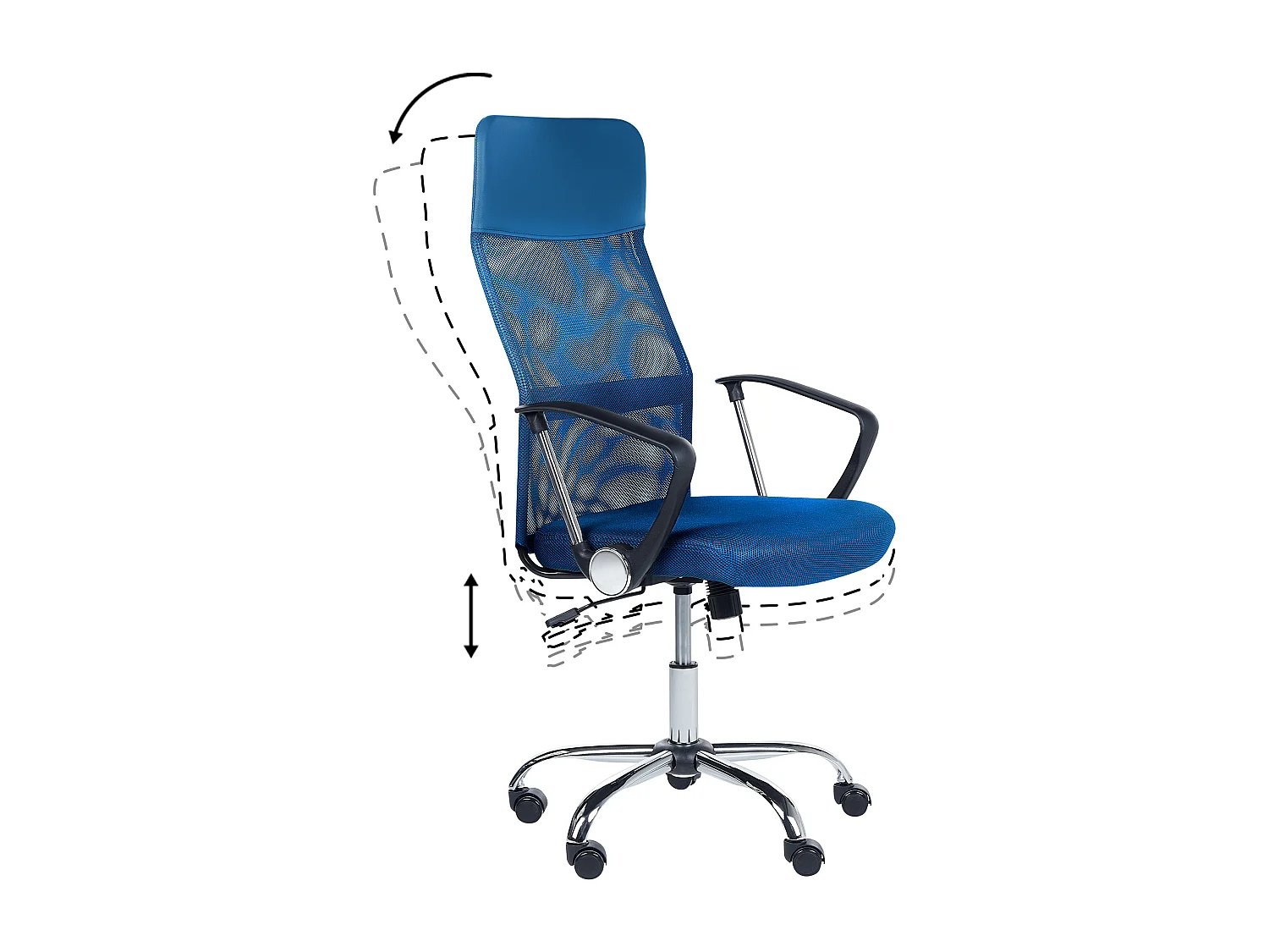 Chaise de bureau DESIGN Bleu