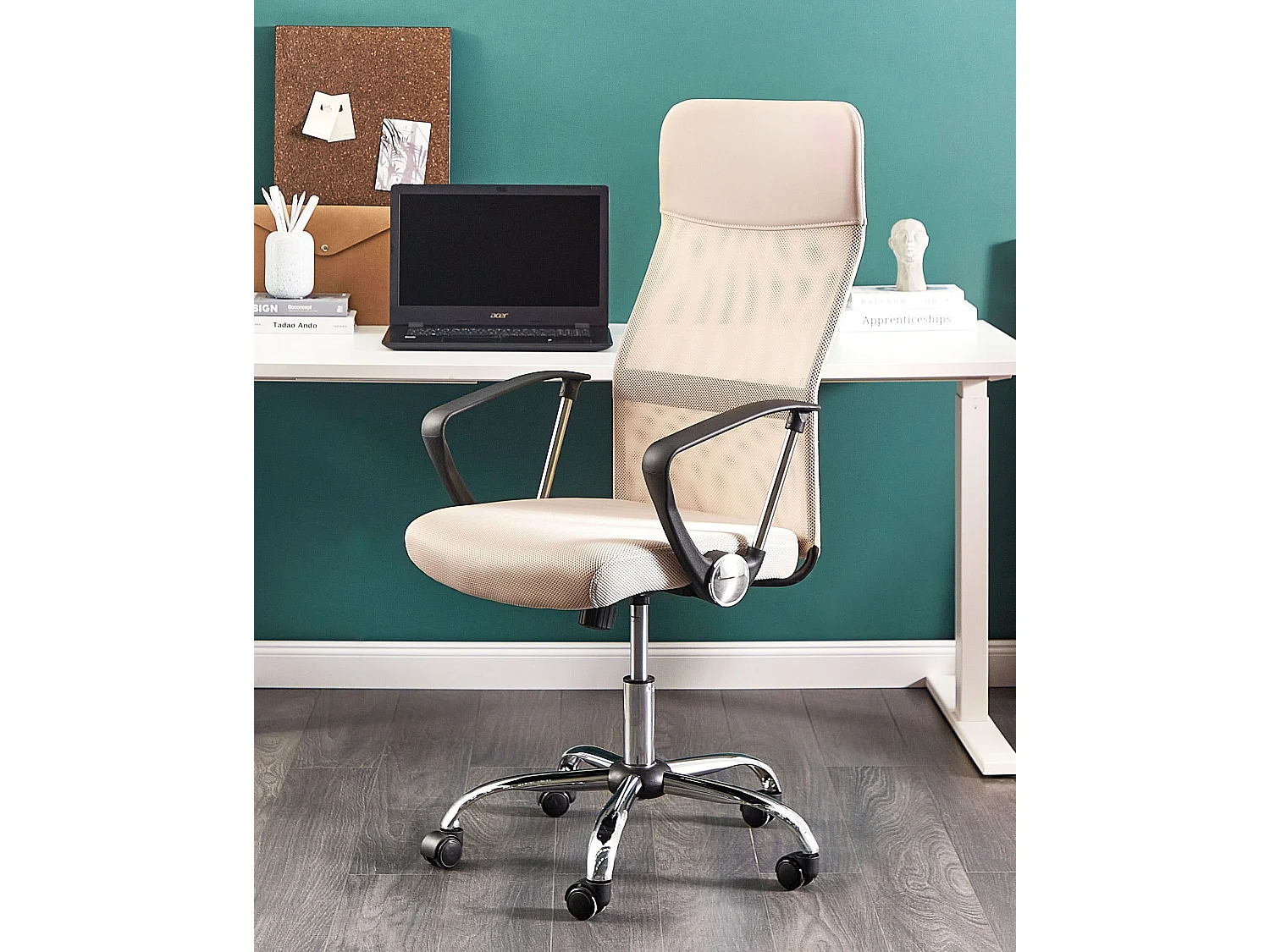 Bureaustoel Draaibaar DESIGN Beige