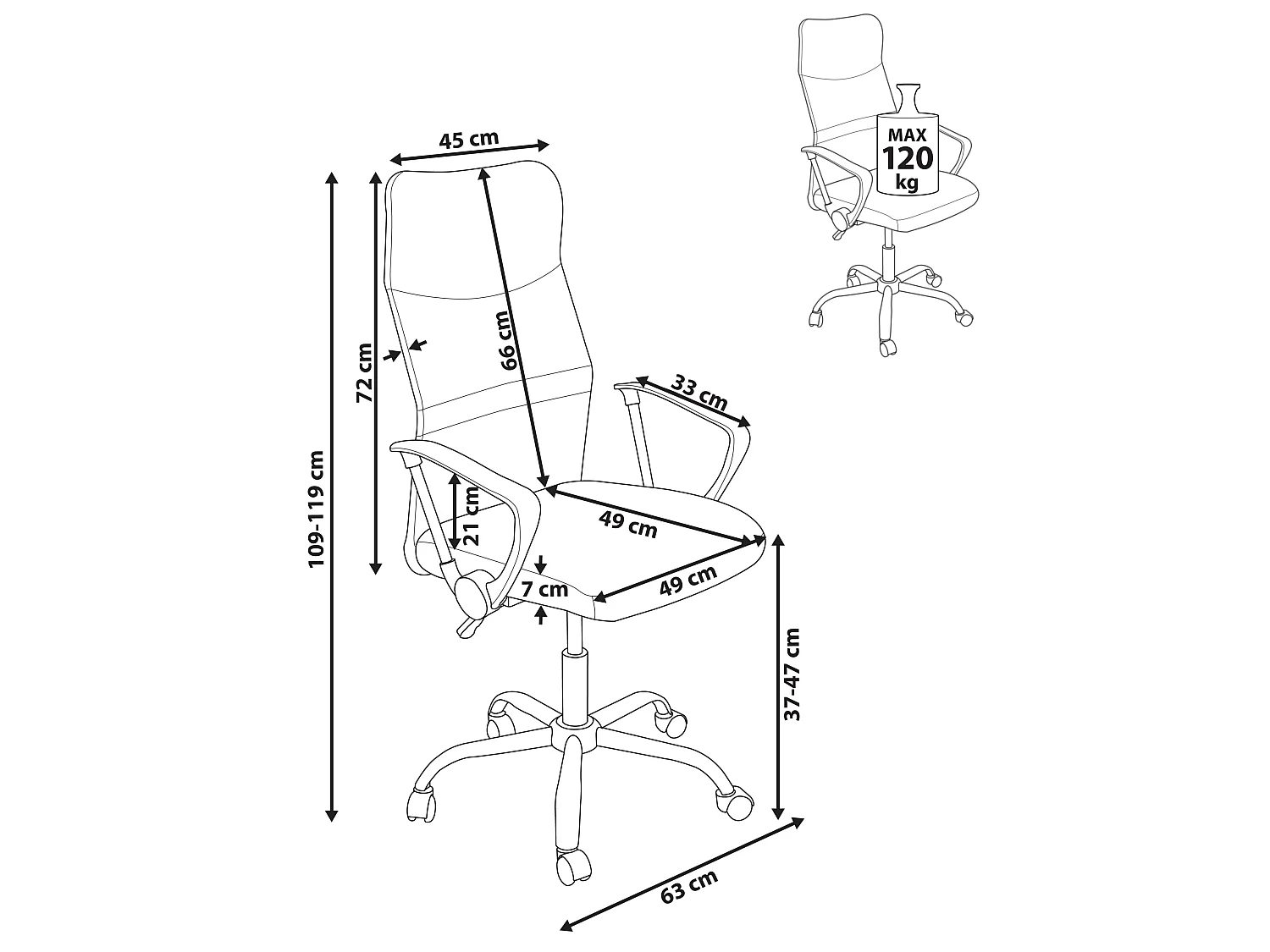 Office Chair DESIGN Beige