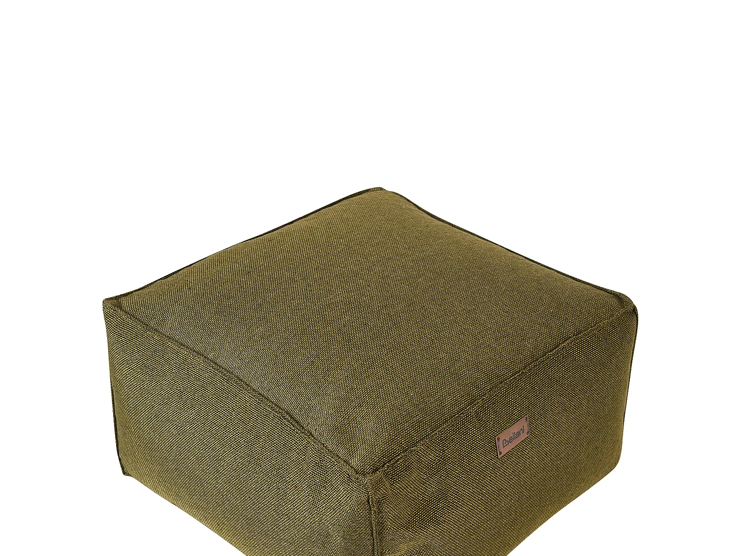 Pouf MUKKI Vert olive 50 cm 50 cm 30 cm