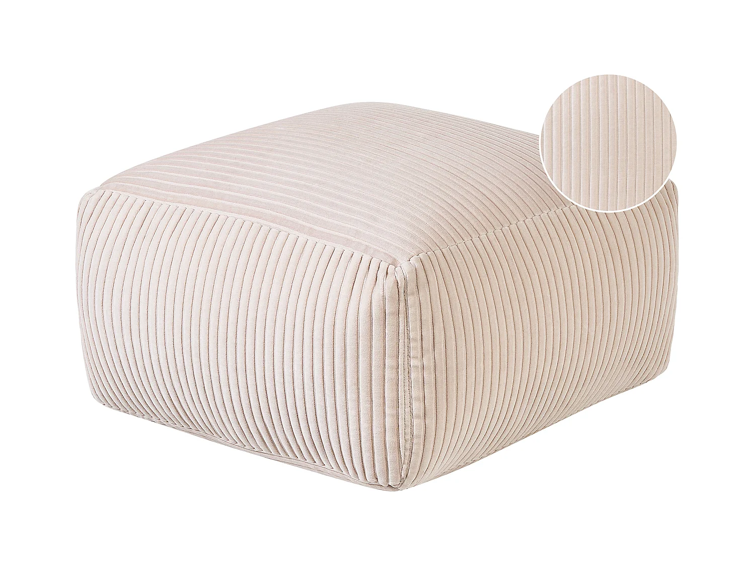 Pouf MUKKI Coton Beige