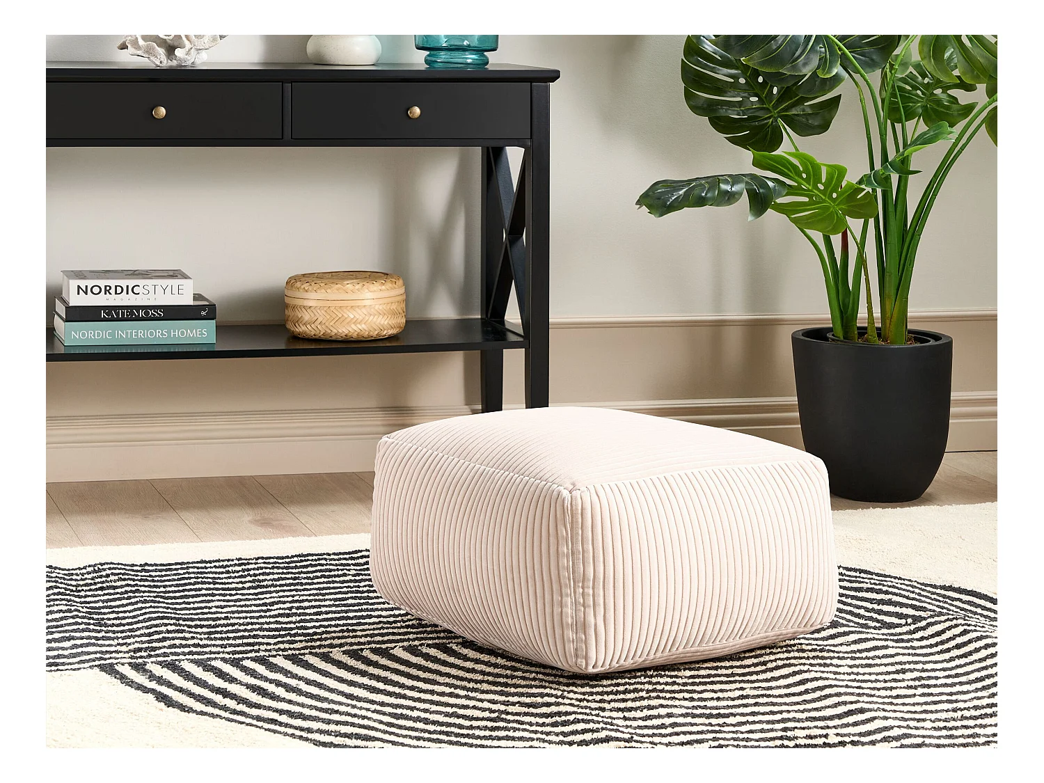 Pouf MUKKI Coton Beige