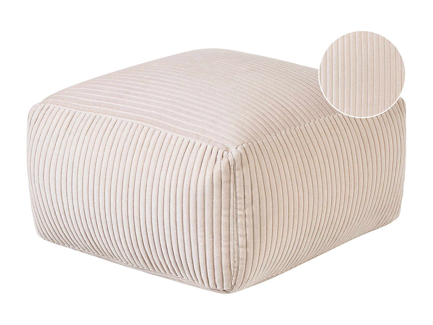 Pouf MUKKI Coton Beige