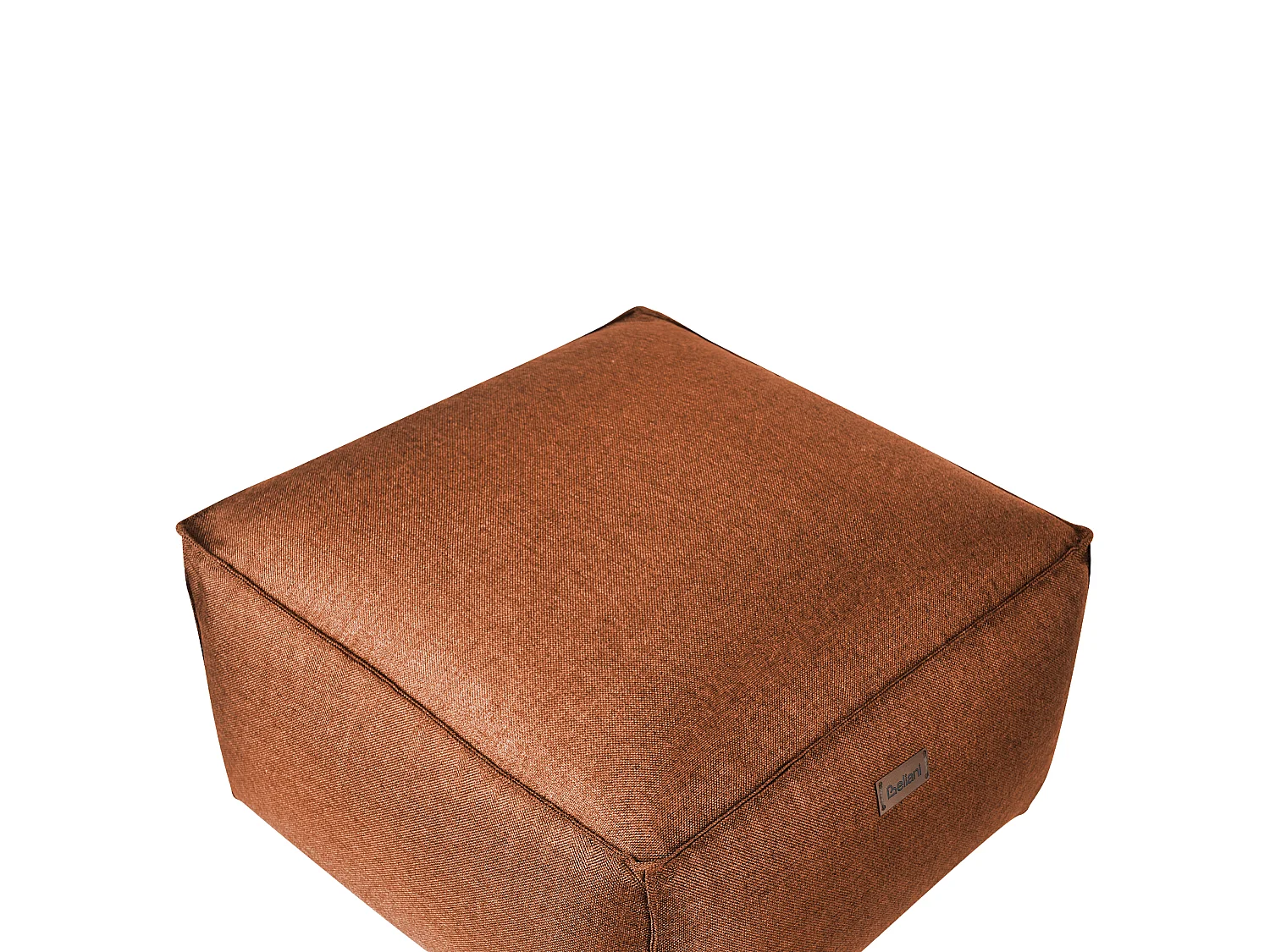 Poef MUKKI Goudbruin 50 cm 50 cm 30 cm