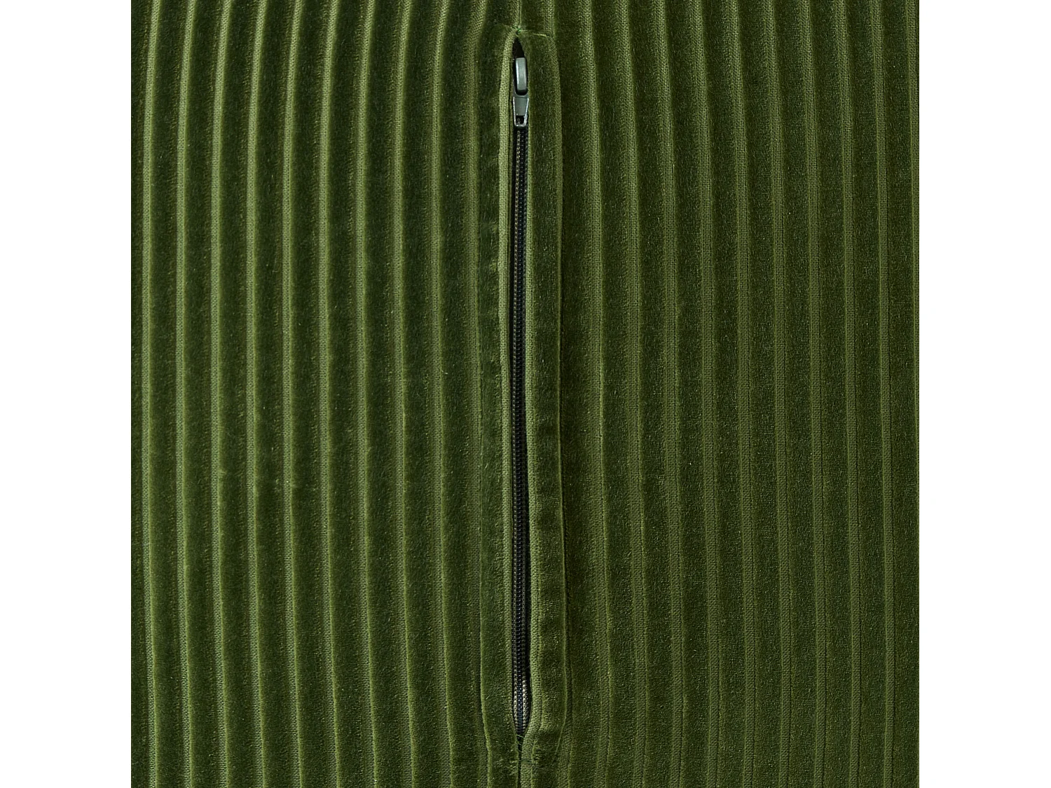 Poef MUKKI Katoen Donkergroen 50 cm 50 cm 30 cm