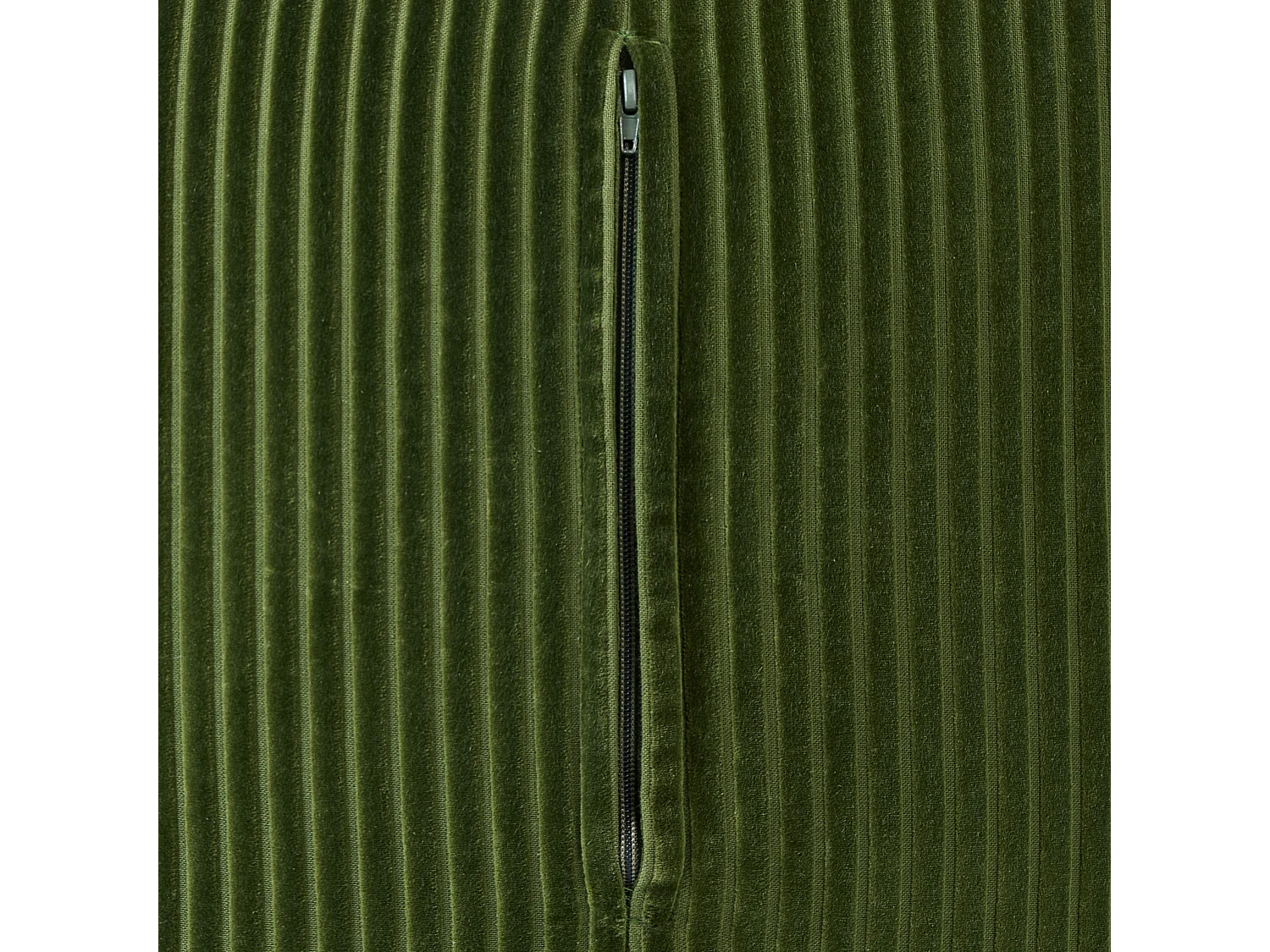 Poef MUKKI Katoen Donkergroen 50 cm 50 cm 30 cm