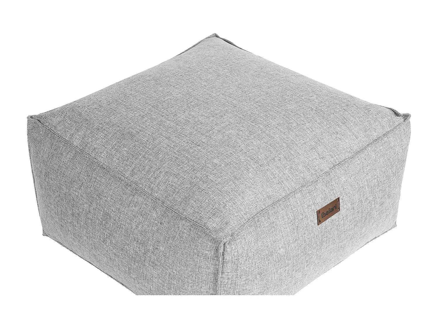 Poef MUKKI Grijs 50 cm 50 cm 30 cm