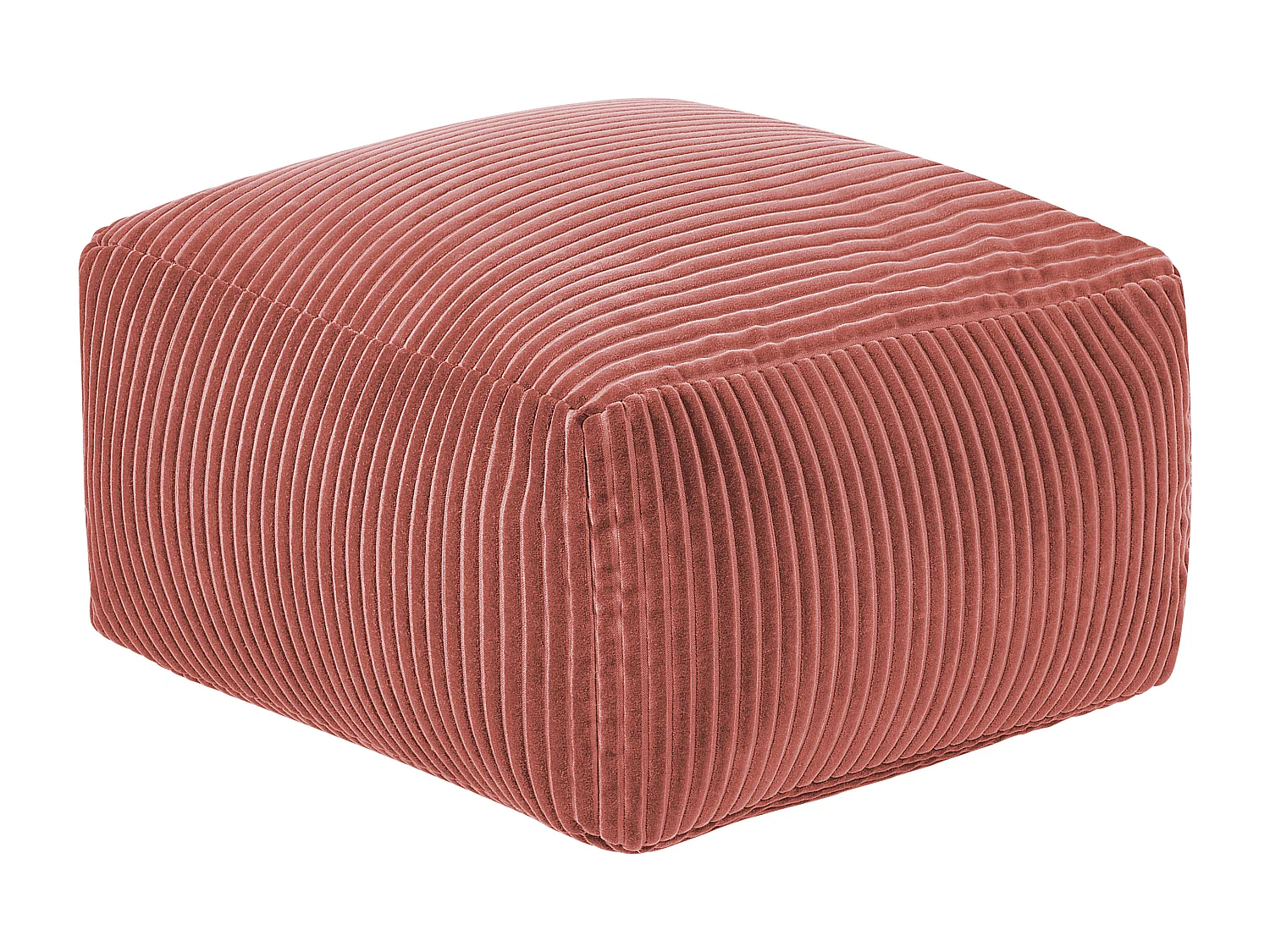 Pouf MUKKI Coton Rouge clair