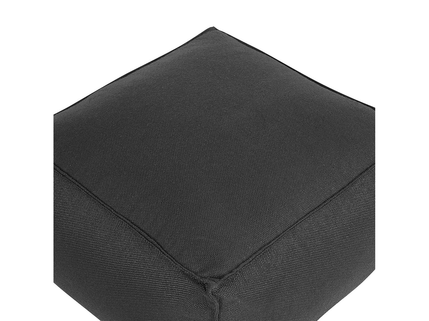 Poef MUKKI Zwart 50 cm 50 cm 30 cm