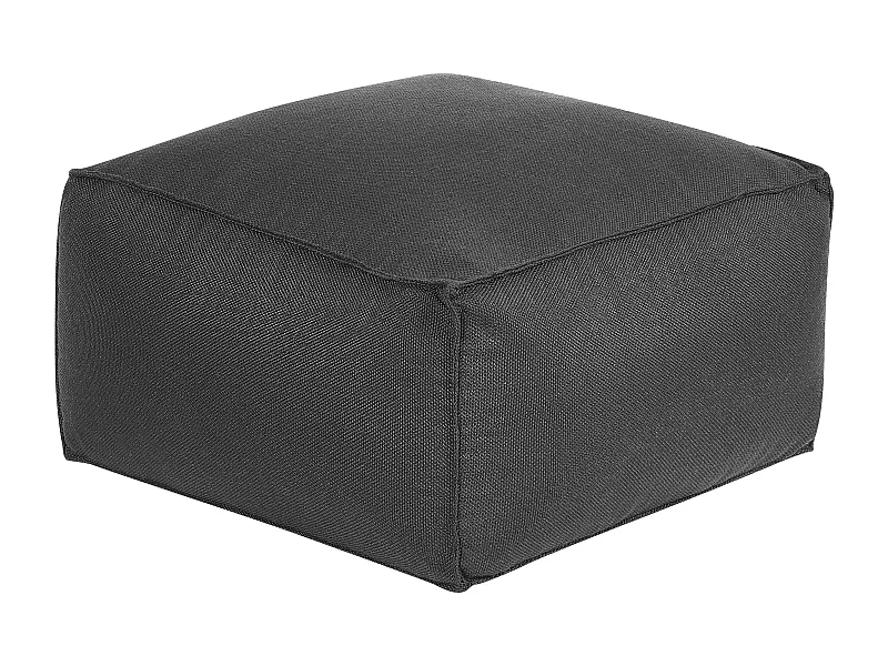 Puf MUKKI Negro 50 cm 50 cm 30 cm