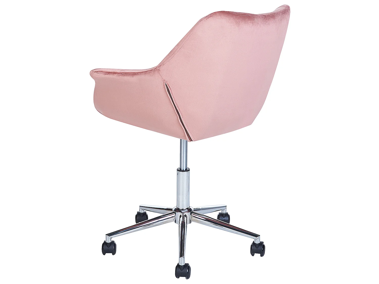 Chaise de bureau LABELLE Velours Rose