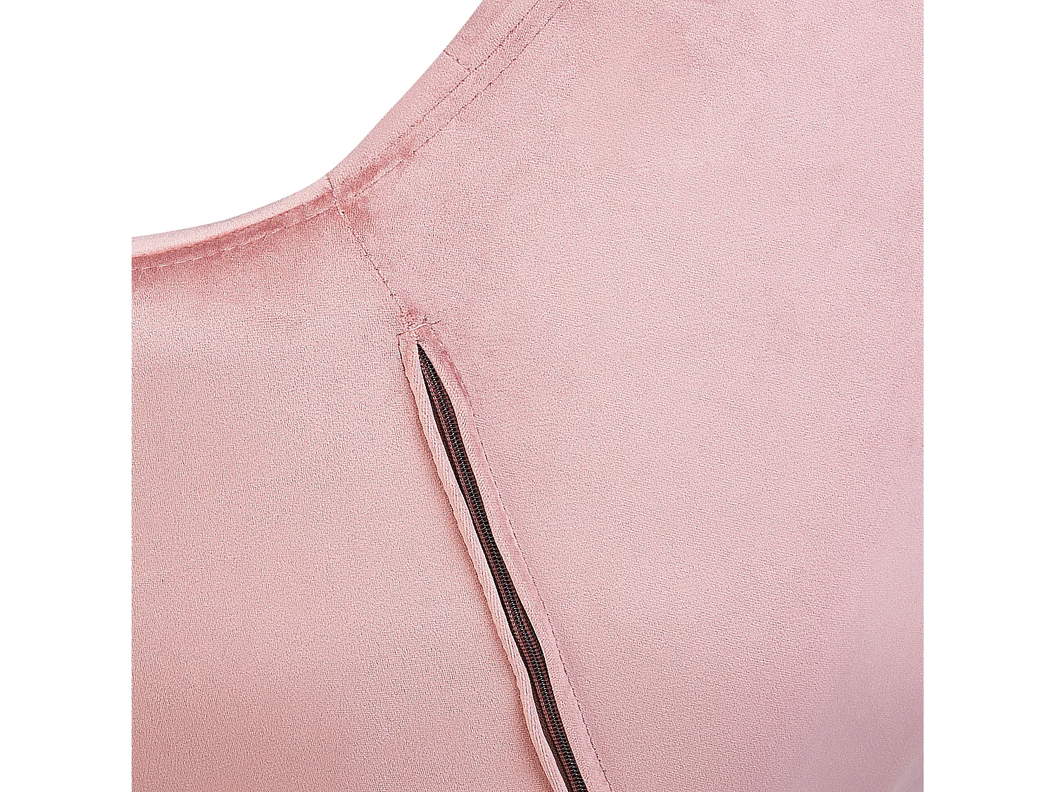 Schreibtischstuhl drehbar LABELLE Samtstoff Rosa