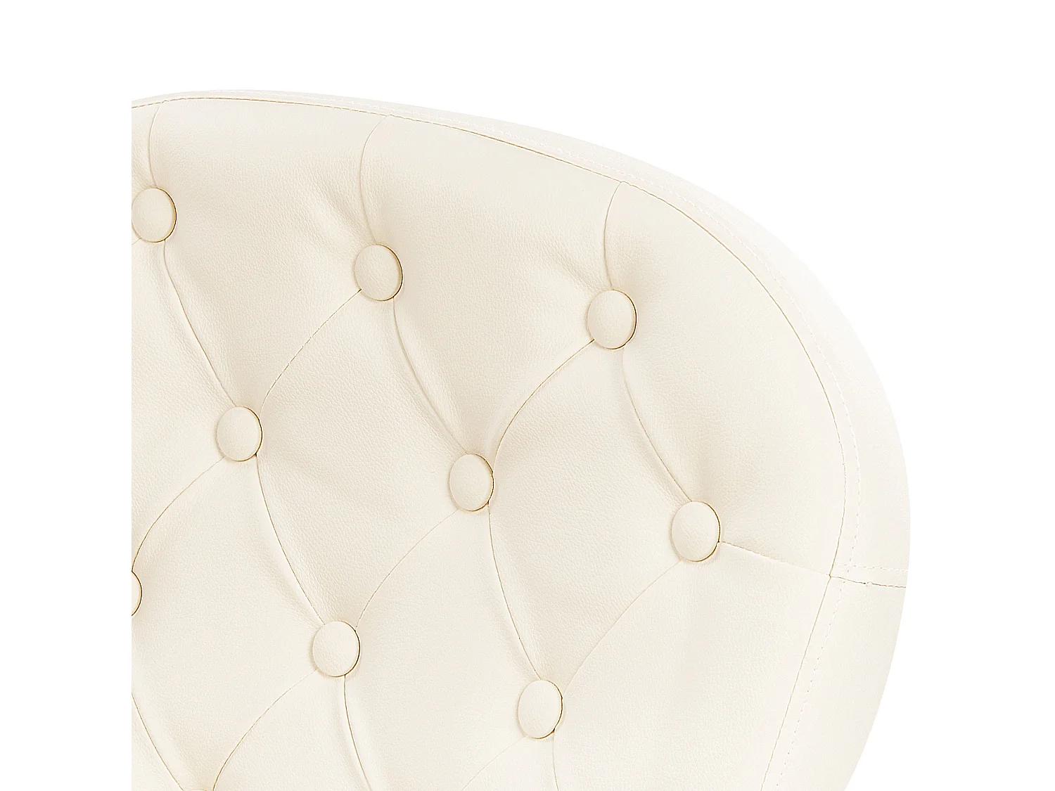 Bureaustoel Kunstleer Beige PRINCESS