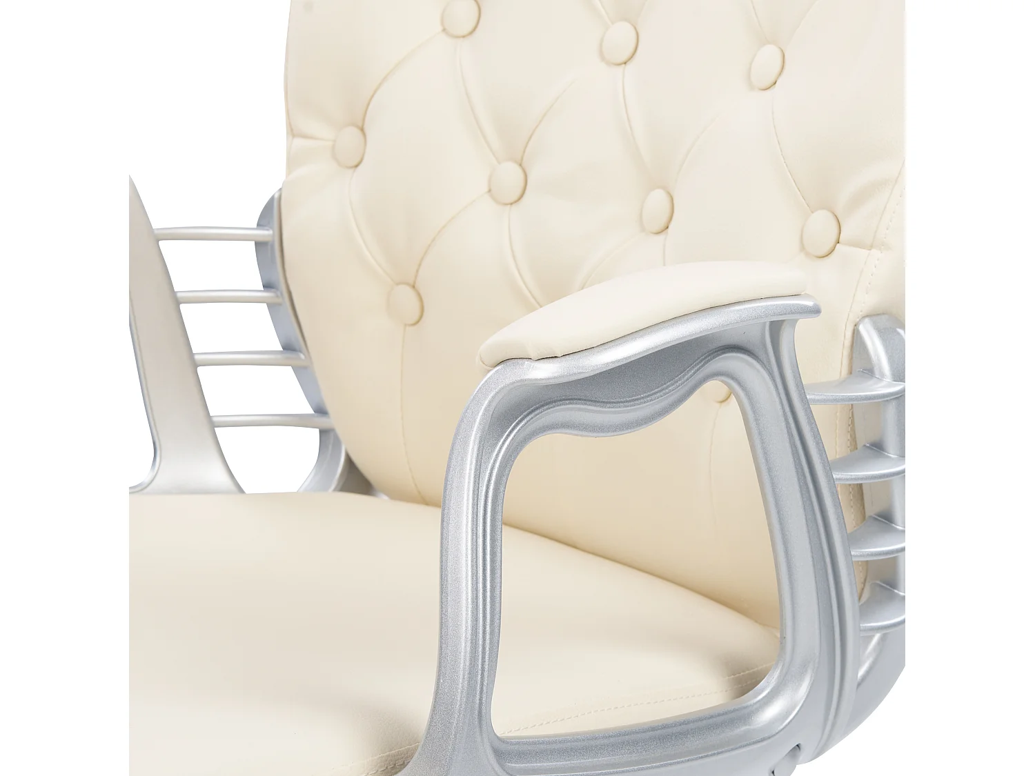 Bureaustoel Kunstleer Beige PRINCESS