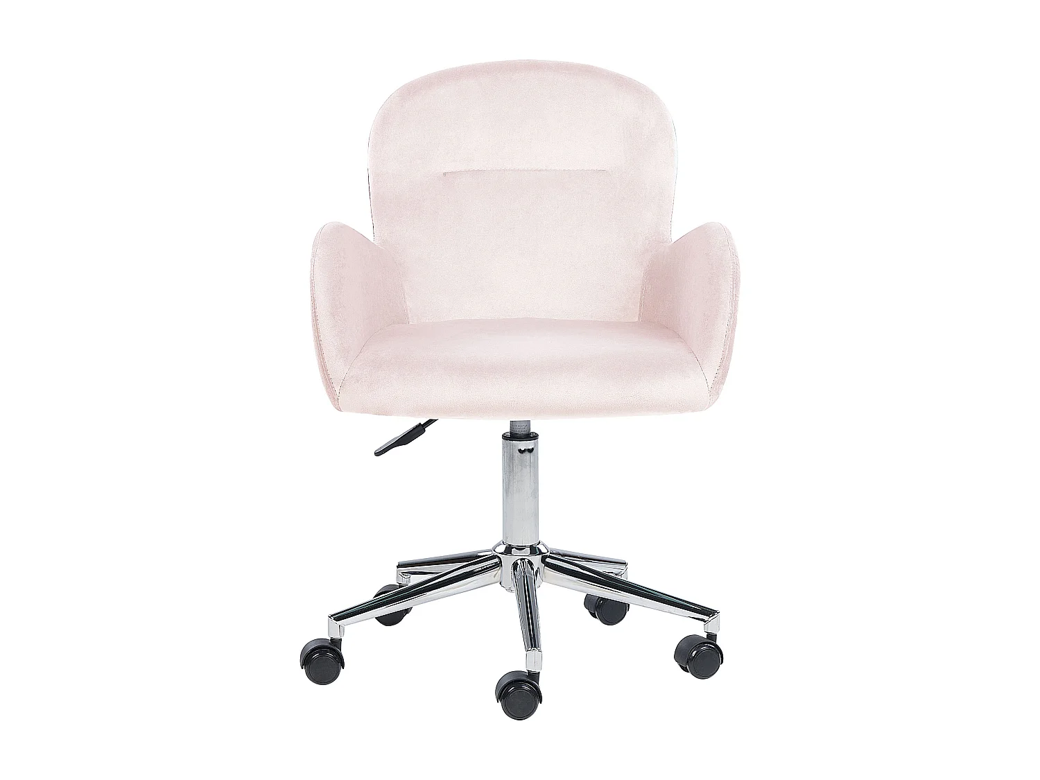 Chaise de bureau PRIDDY Velours Rose
