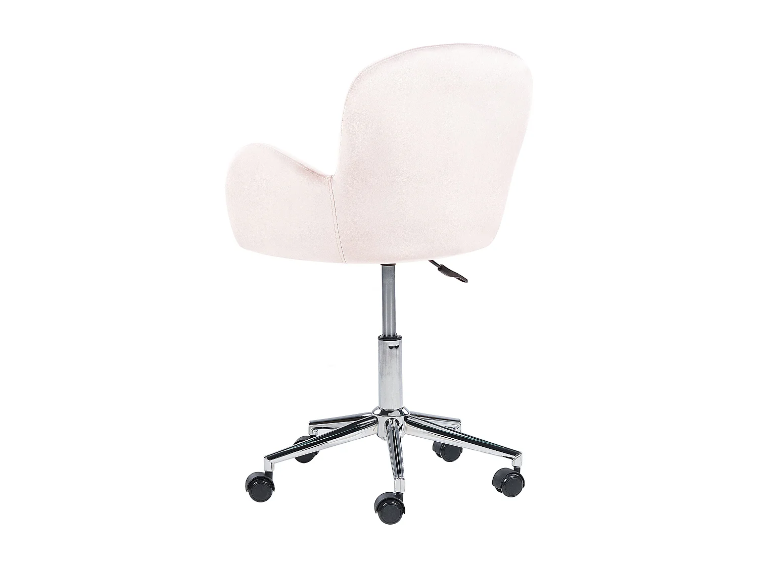 Chaise de bureau PRIDDY Velours Rose